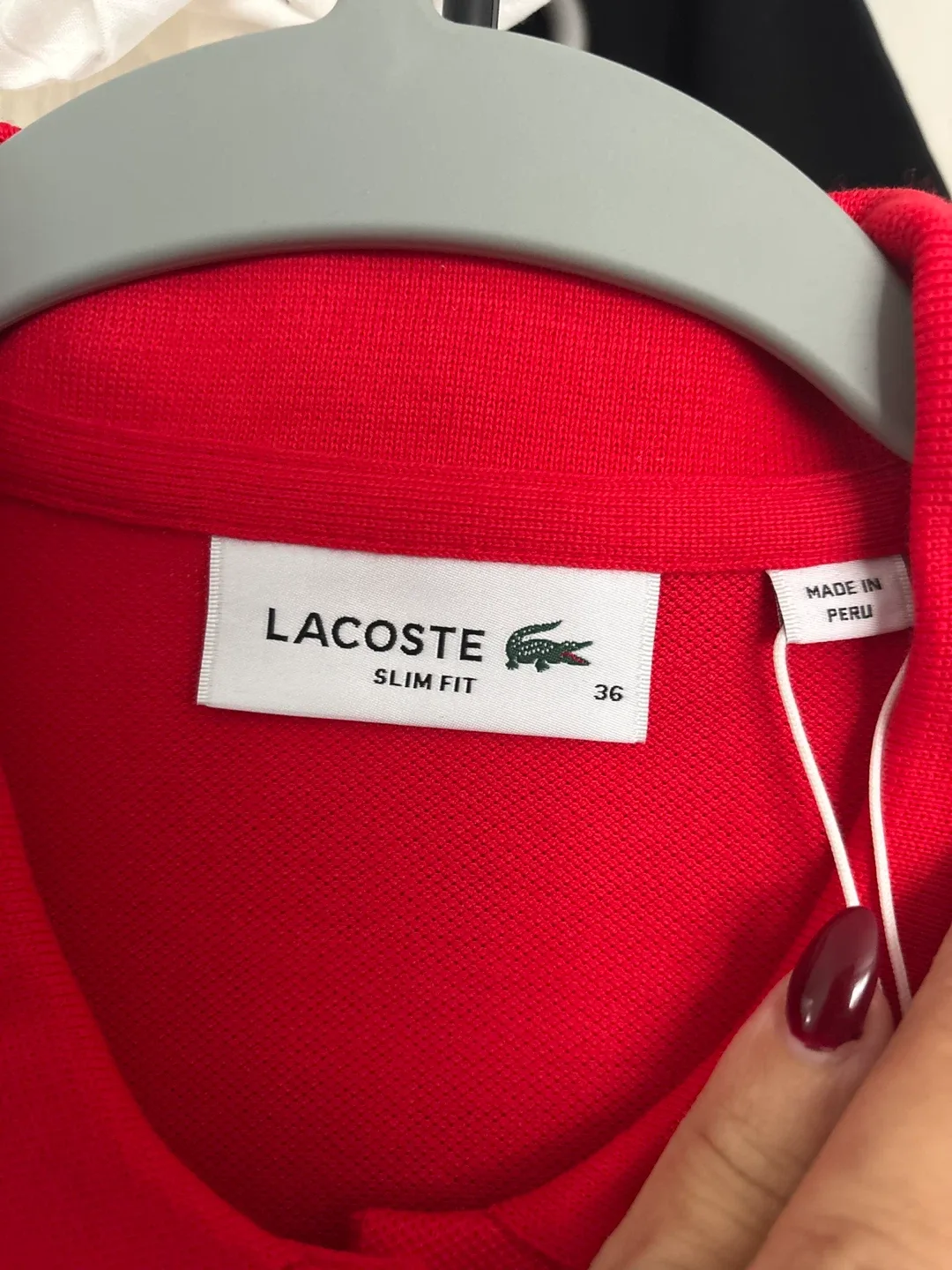 New Lacoste Slim Fit Polo Dress - Size 36 image indicator(3)