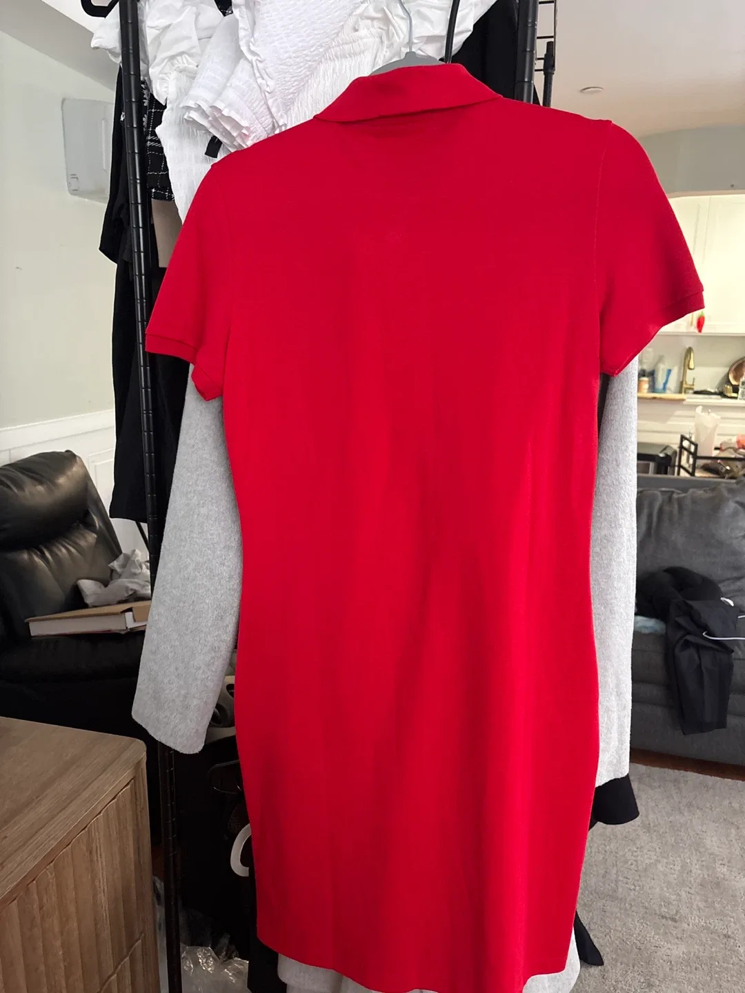 New Lacoste Slim Fit Polo Dress - Size 36 image indicator(4)