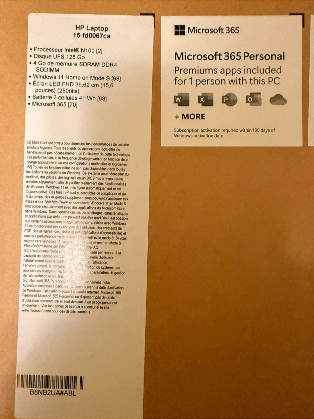 HP 15-fd0067ca Laptop + Microsoft 365 - Brand New! - photo 2