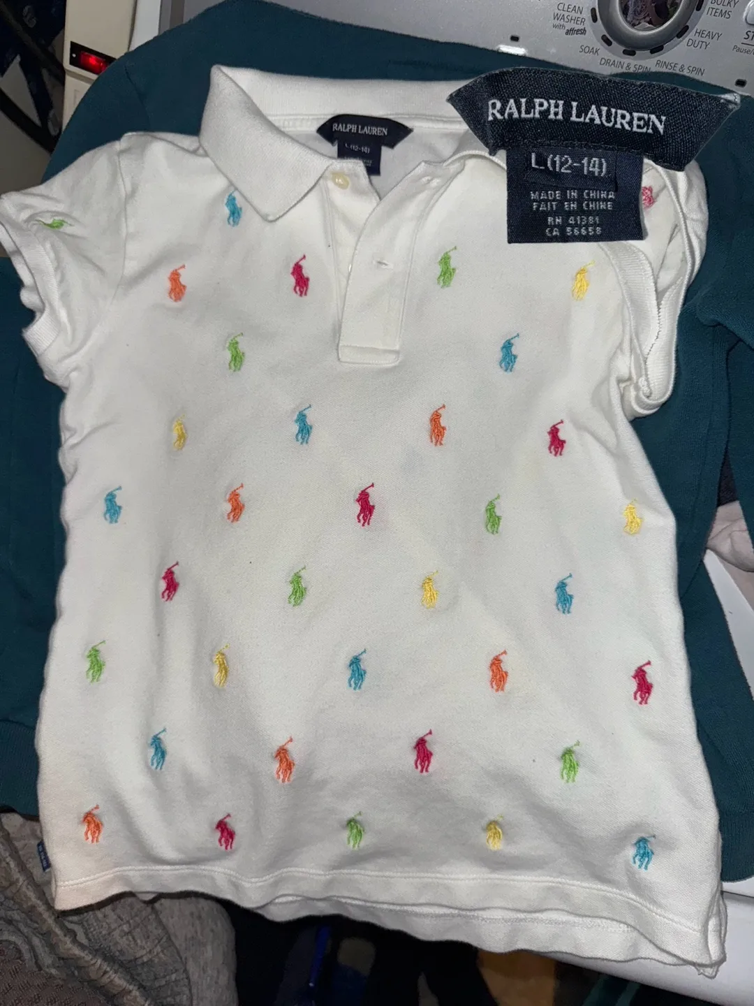 Ralph Lauren Kids Polo Shirt - Size L (12-14)