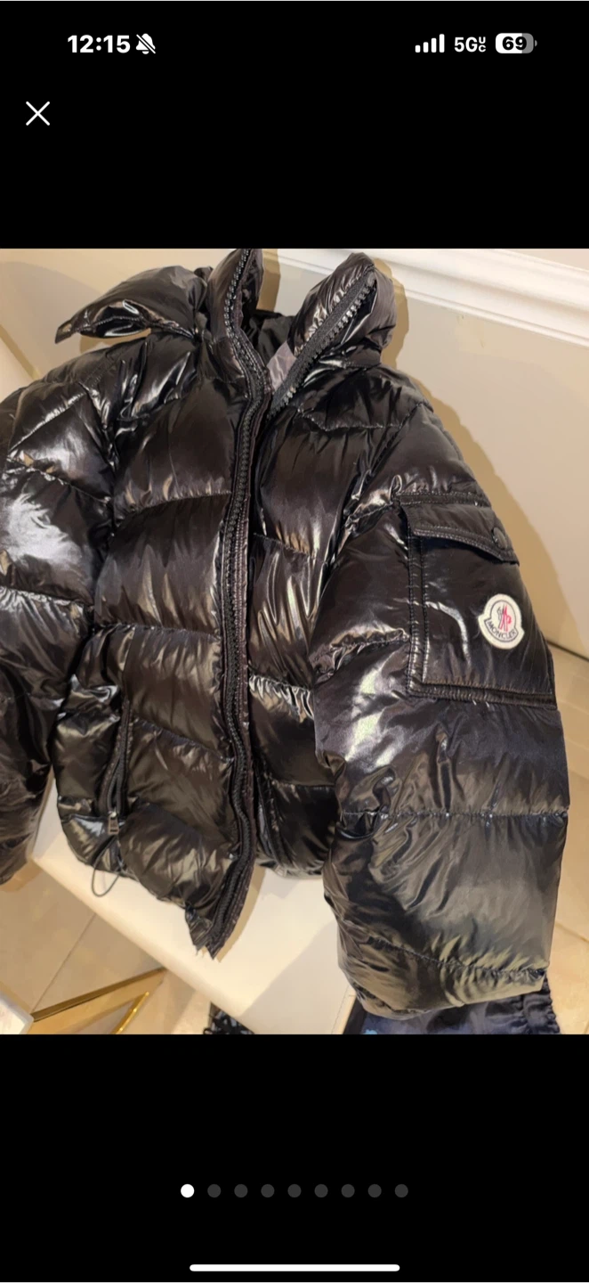 Moncler Black Puffer Jacket