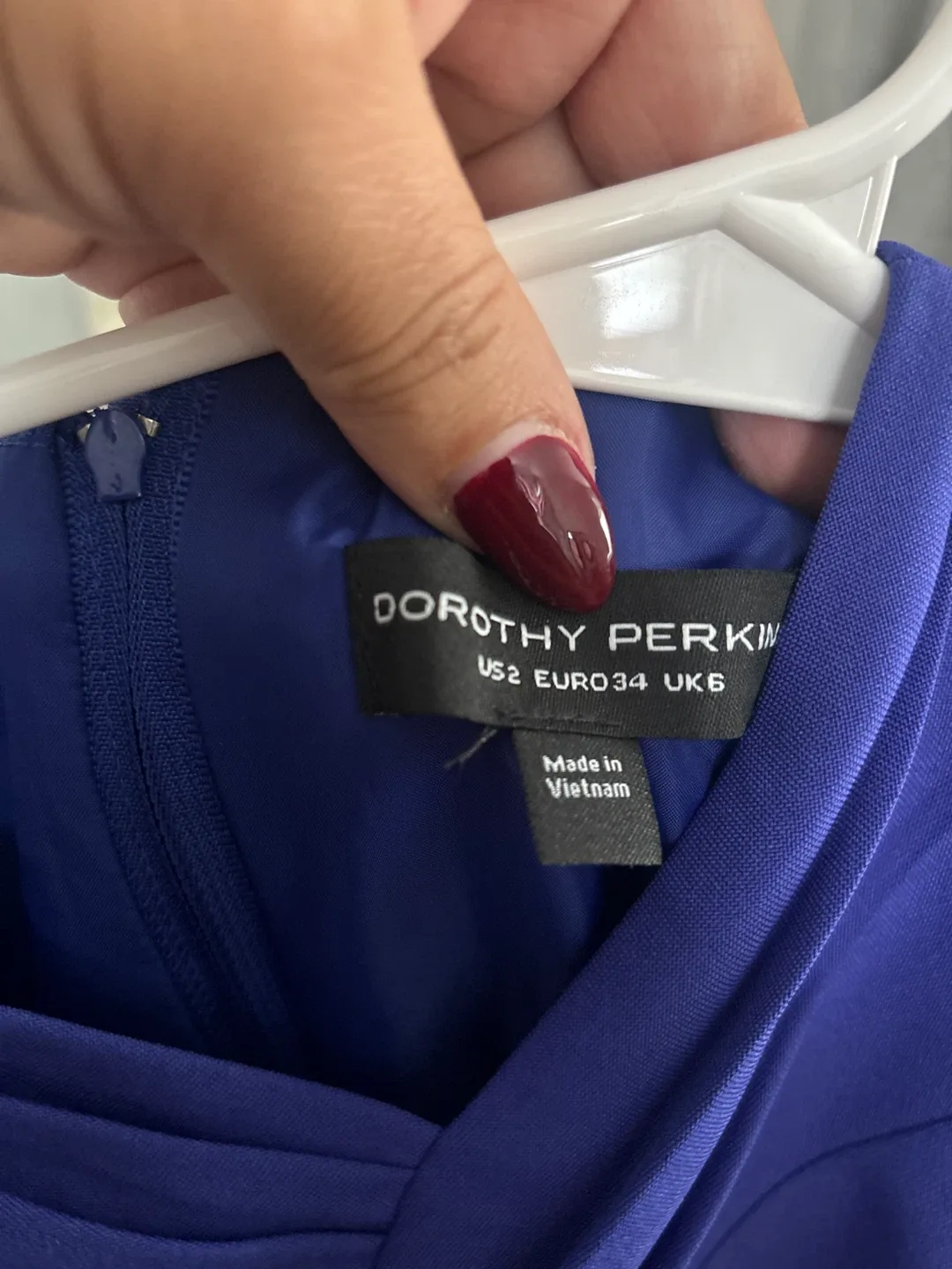 Dorothy Perkins Blue Dress - Size US 2 image indicator(3)