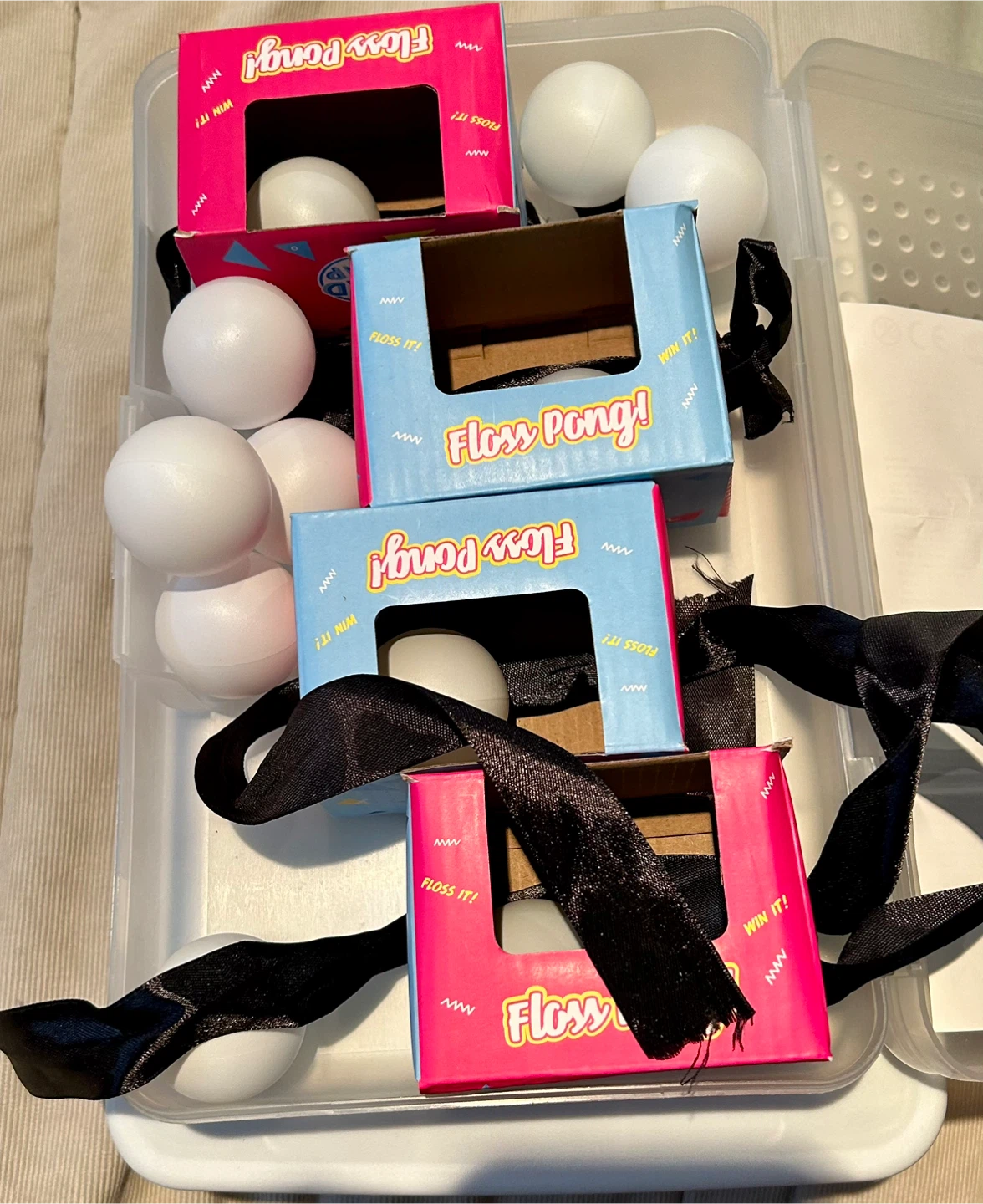 Floss Pong Game Set