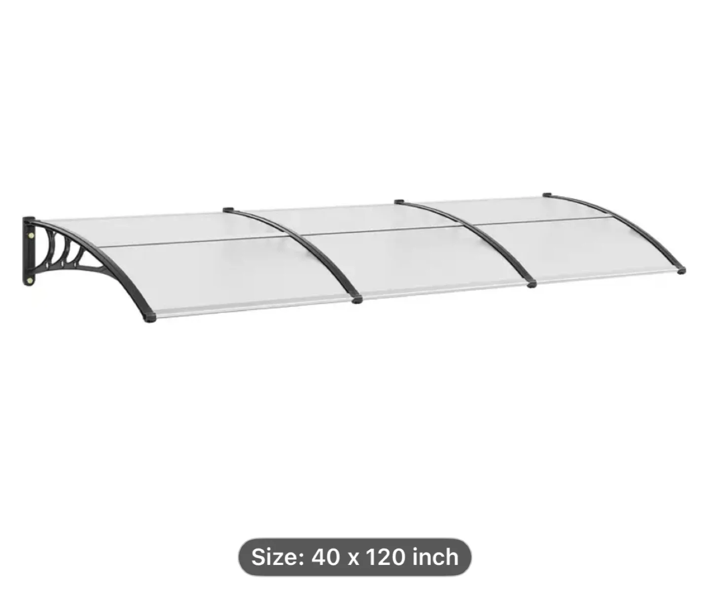 CZPC40X120B Door Window Awning Canopy image indicator(6)