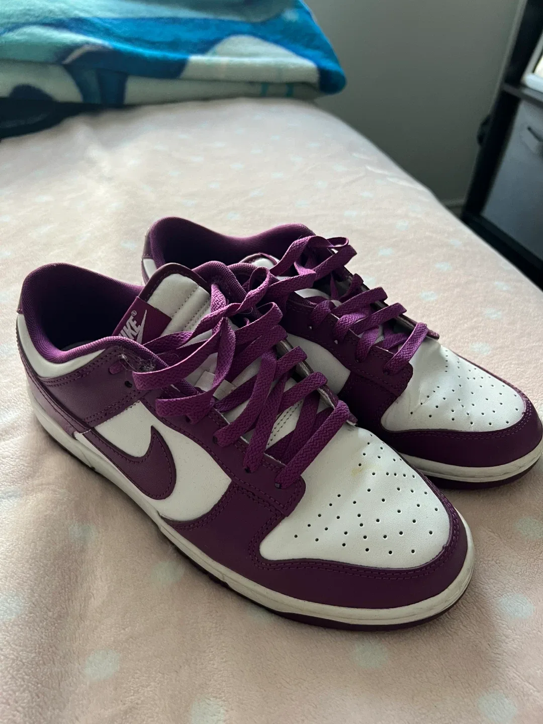 Nike Dunk Low White/Purple Shoes