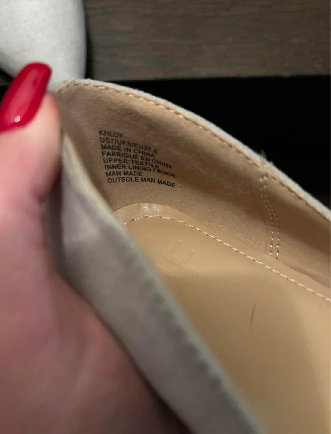 JustFab Khloy Heels - Size 7.5 - Grey image indicator(3)