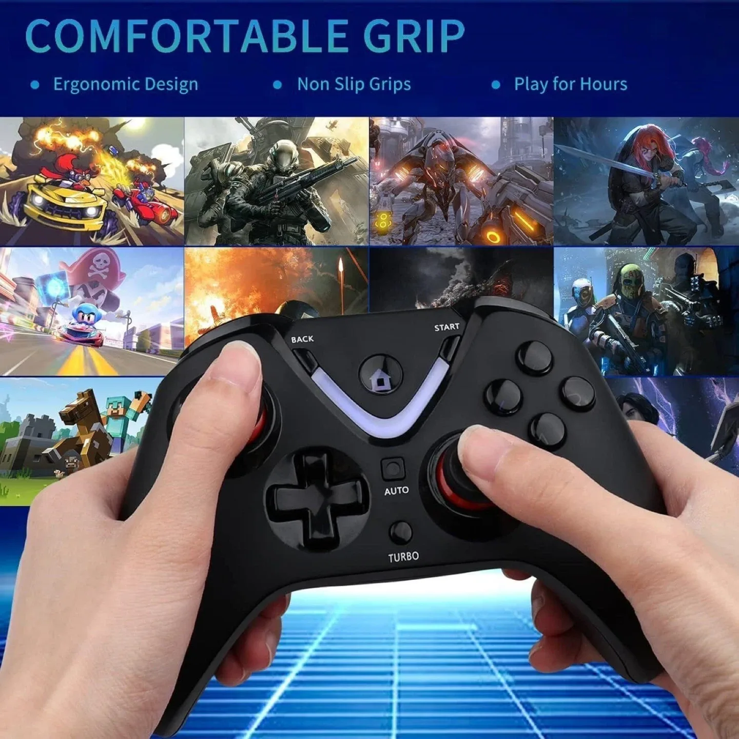 HD-151X Wireless Gamepad Controller - Xbox/PC/PS3/Android image indicator(2)