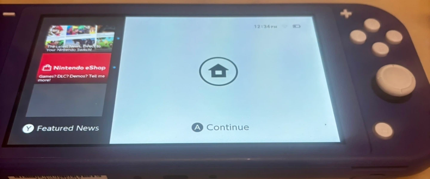 Nintendo Switch dark Blue - photo 2