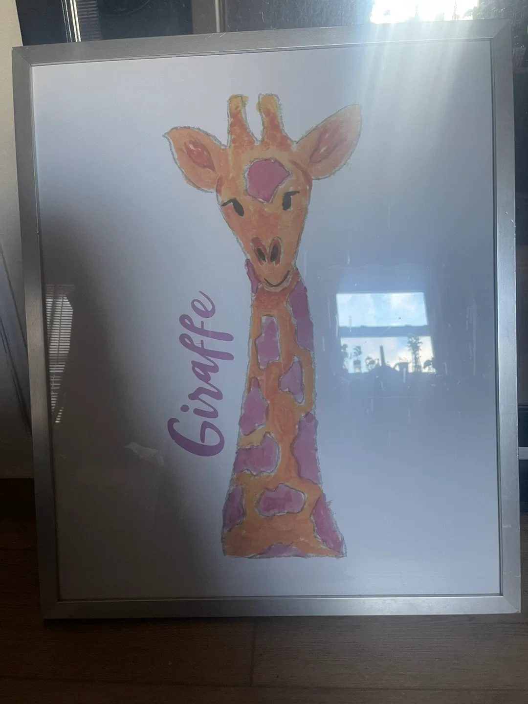 Giraffe Framed Art image indicator(2)
