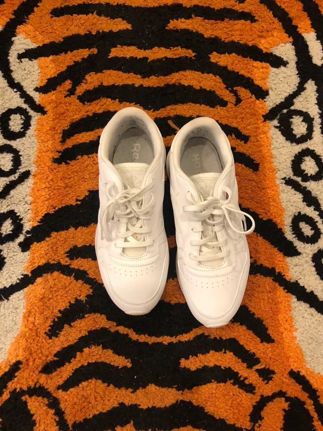 Reebok Classic vegan Leather White Sneakers - Women's Size 7