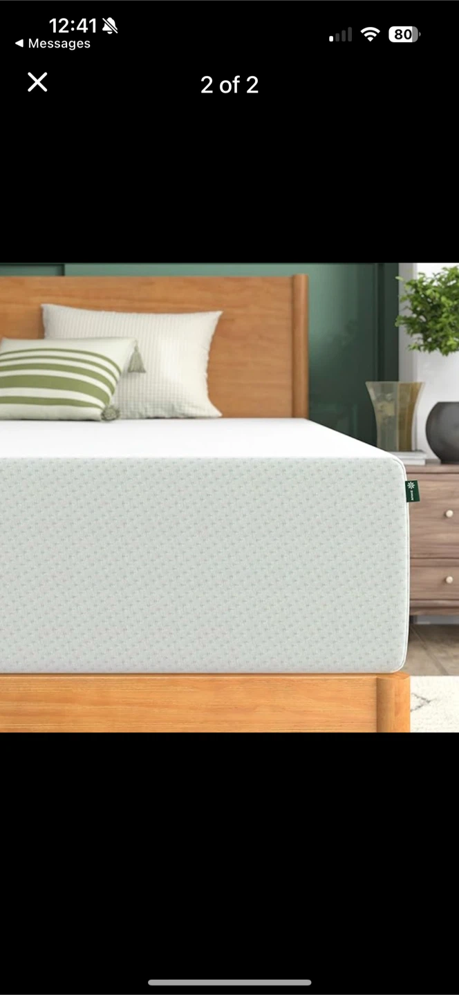 ZINUS 12 Inch Green Tea Memory Foam Mattress, full size