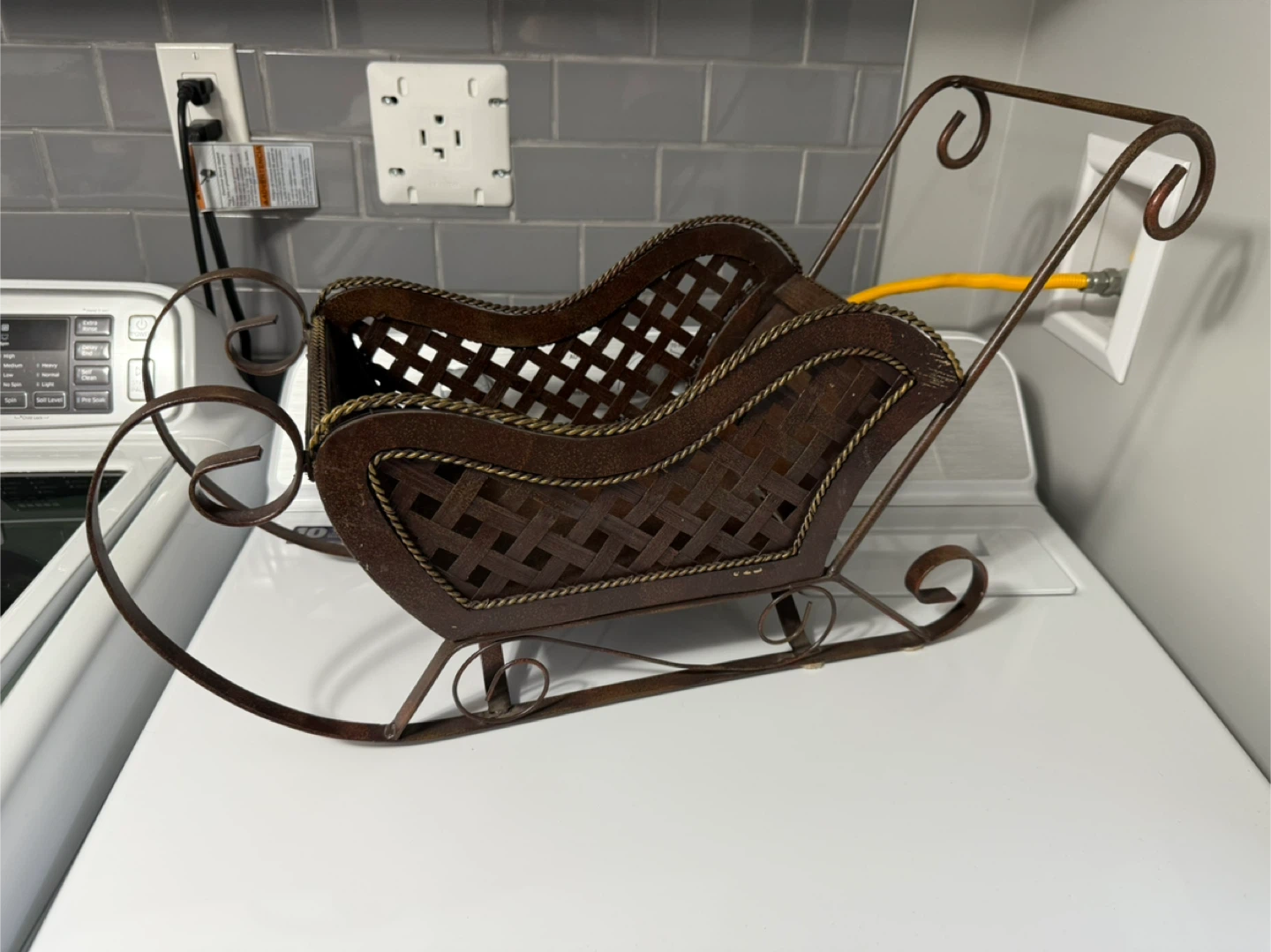 Christmas sleigh decoration