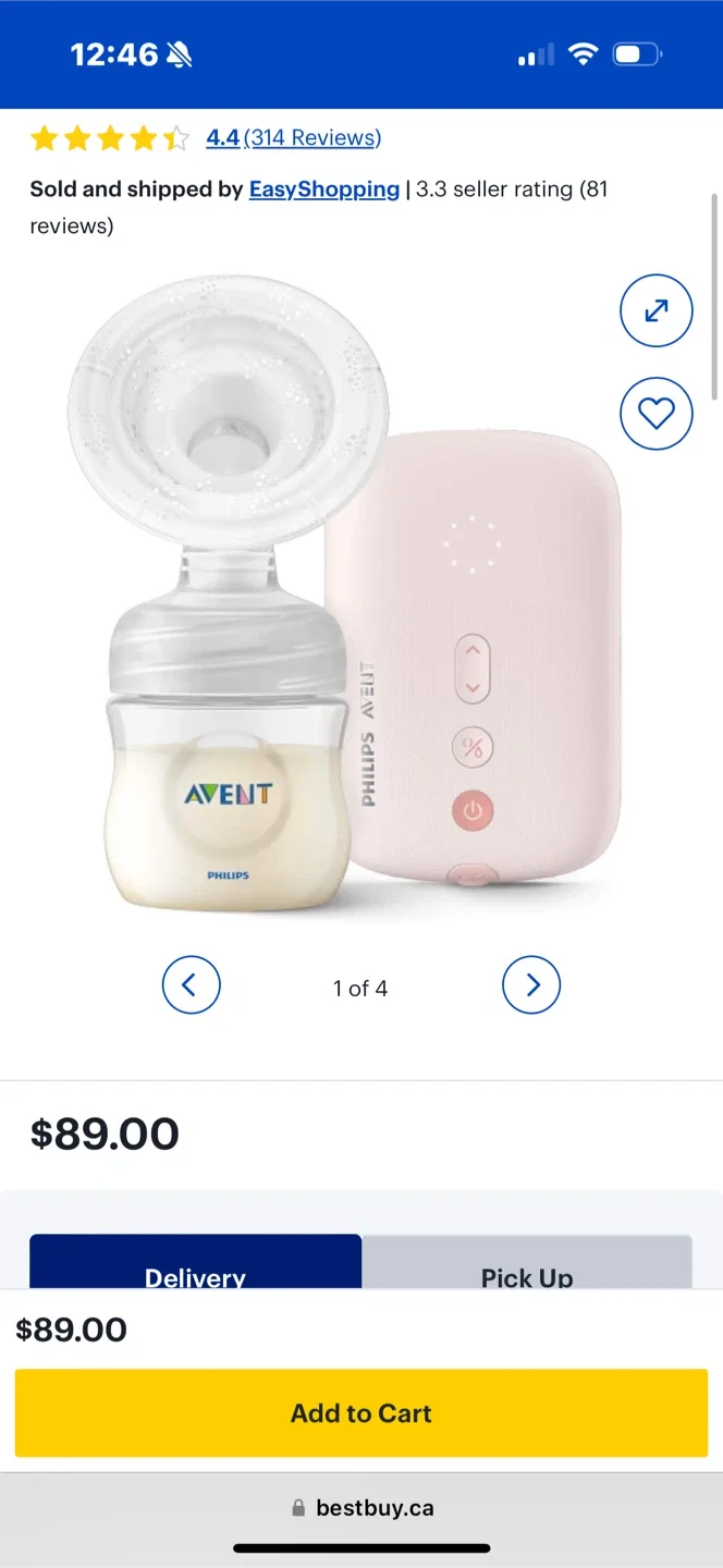 Philips Avent Double Electric Breast Pump and Single Pump