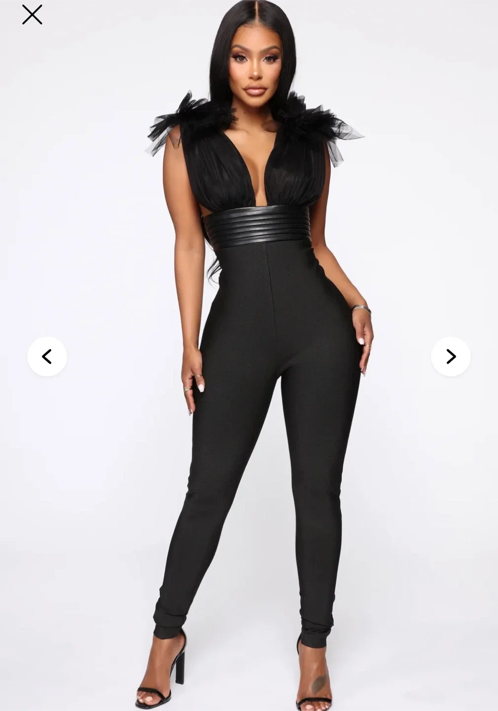 Fashion Nova Black Jumpsuit