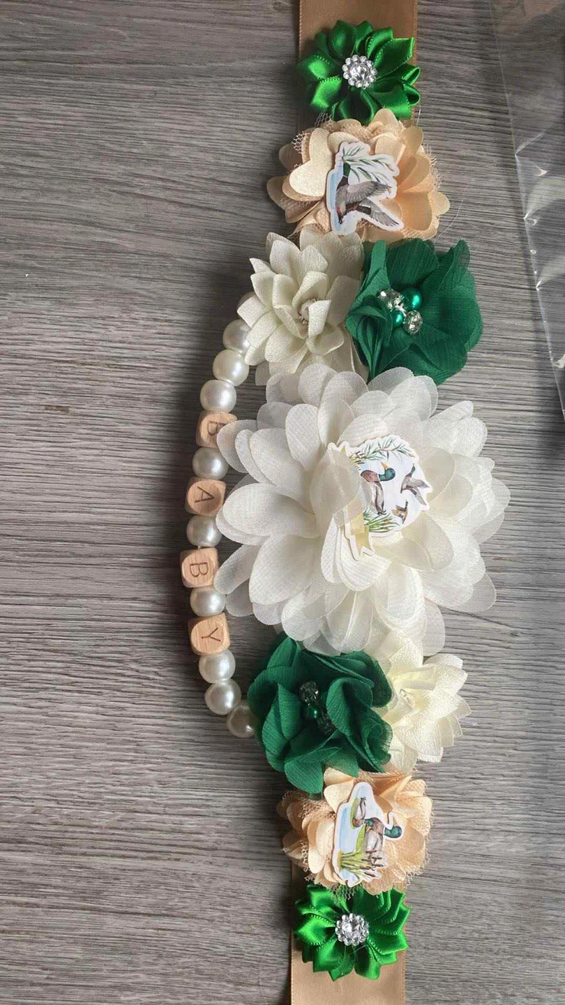 Mom to be & Dad to be Corsage and Sash - photo 2