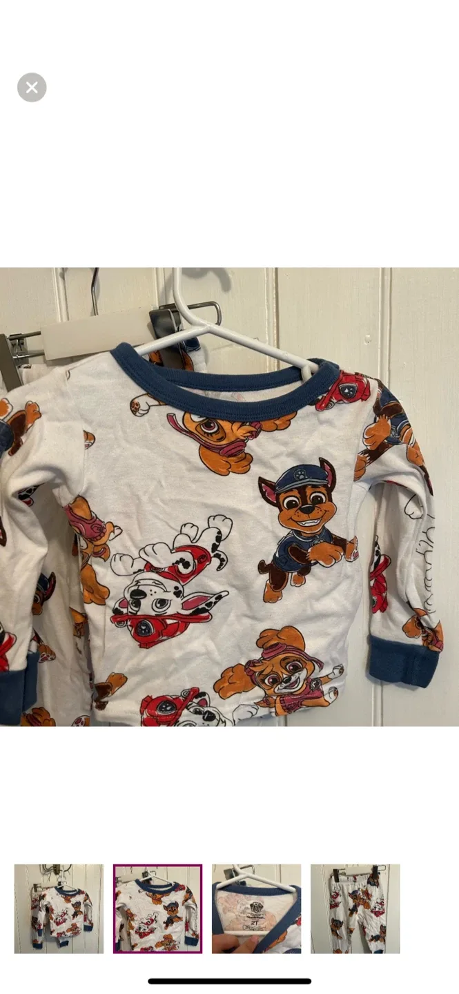 Paw Patrol 2T Pajama Set image indicator(2)