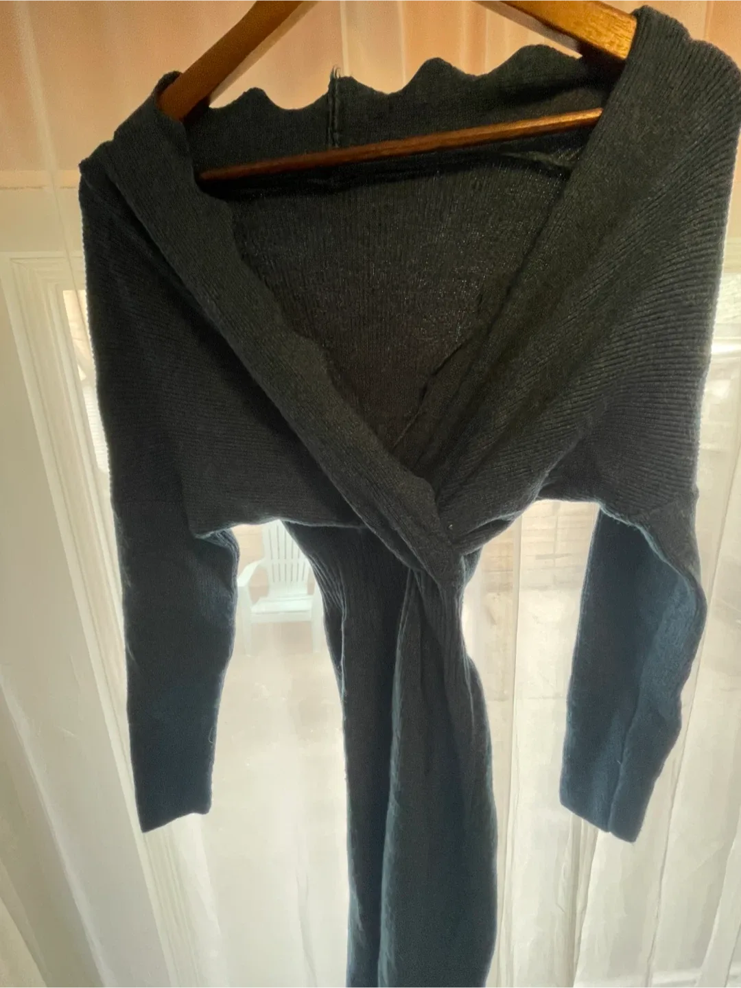 Knit Mini Dress - Blue