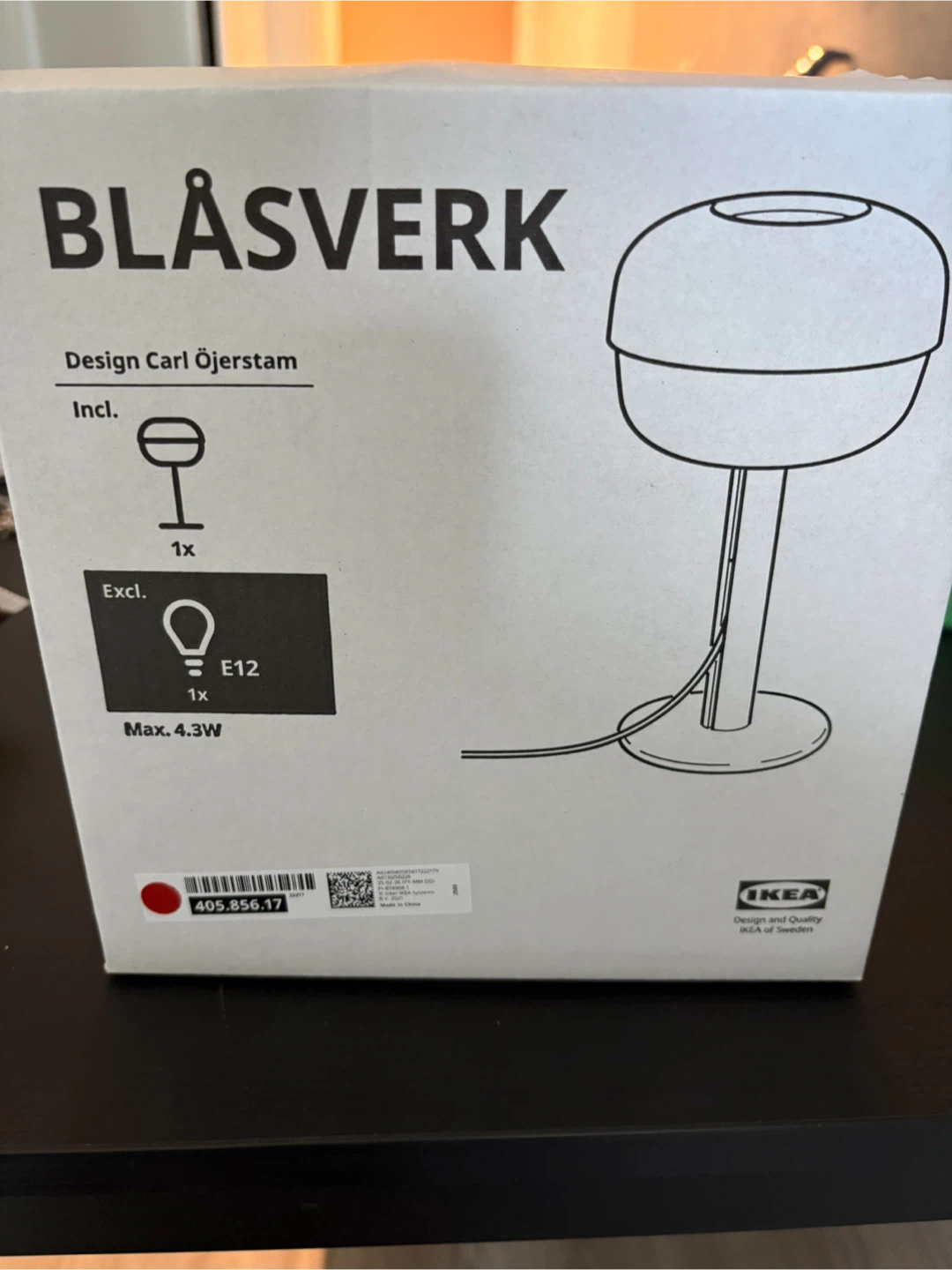 IKEA BLÅSVERK Table Lamp - Red, 36cm - photo 5
