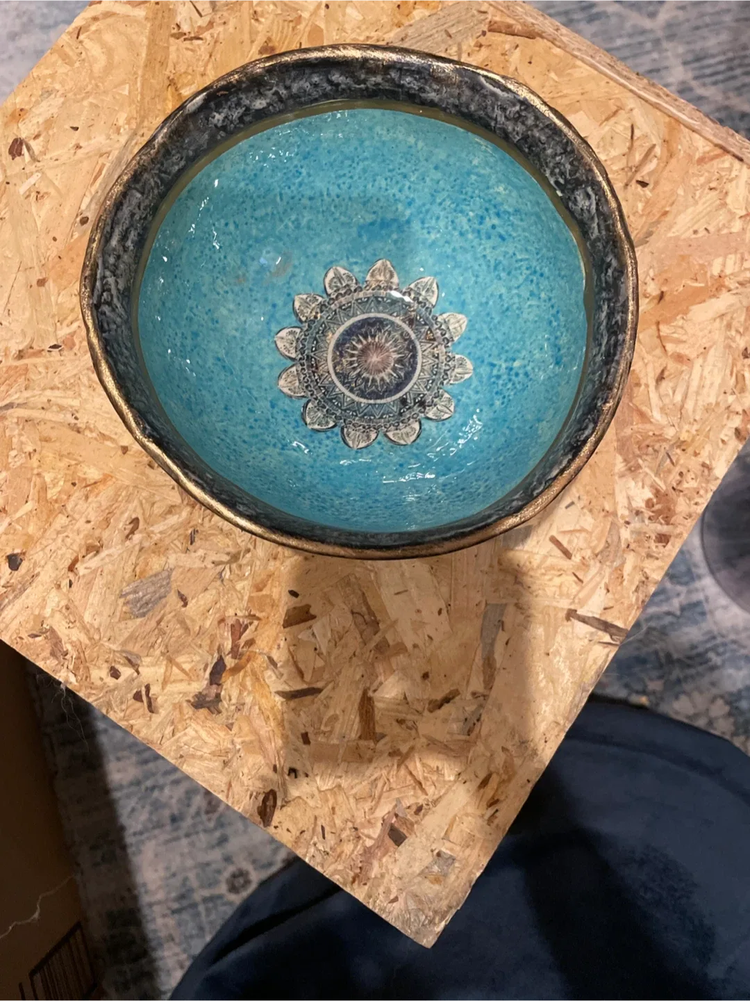 Decorative Turquoise Bowl image indicator(4)