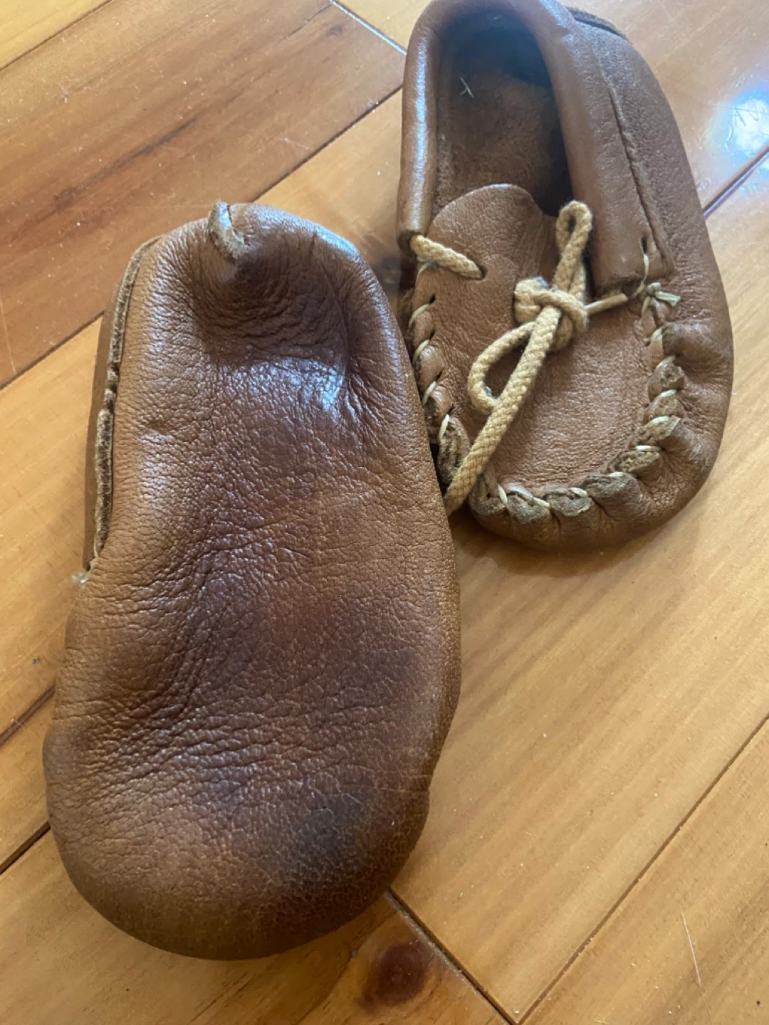Leather Baby Moccasins - photo 3