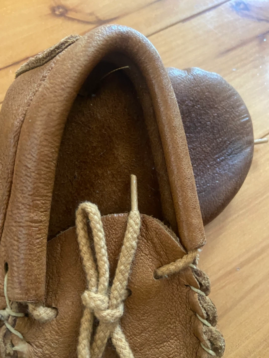 Leather Baby Moccasins - photo 4