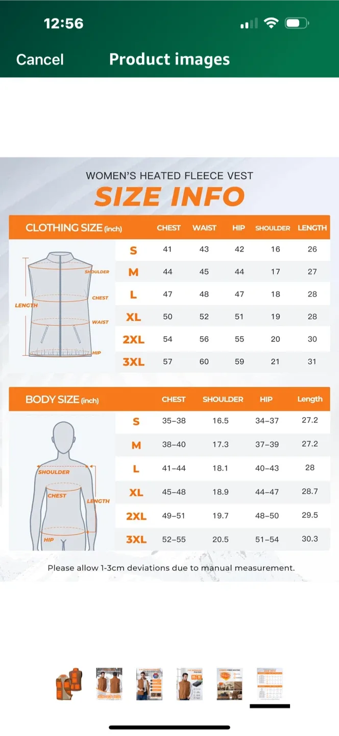 GOTOBI Canvas Heated Vest - Khaki image indicator(2)