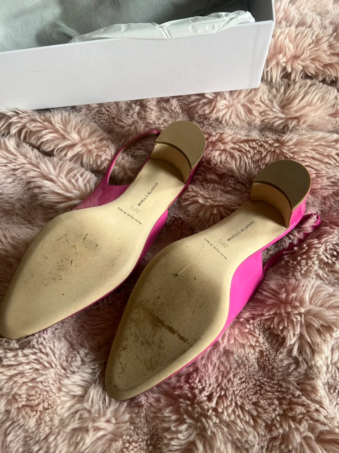 Manolo Blahnik Slingback Heels - Pink image indicator(4)