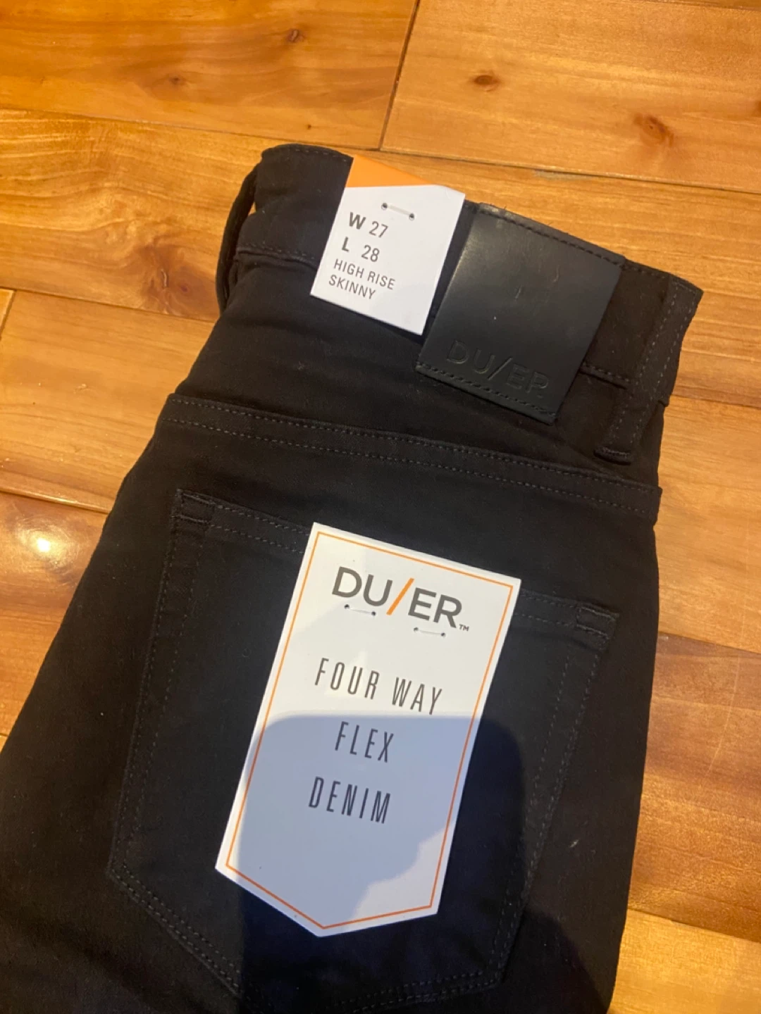 DU/ER High Rise Skinny Jeans, Size 27