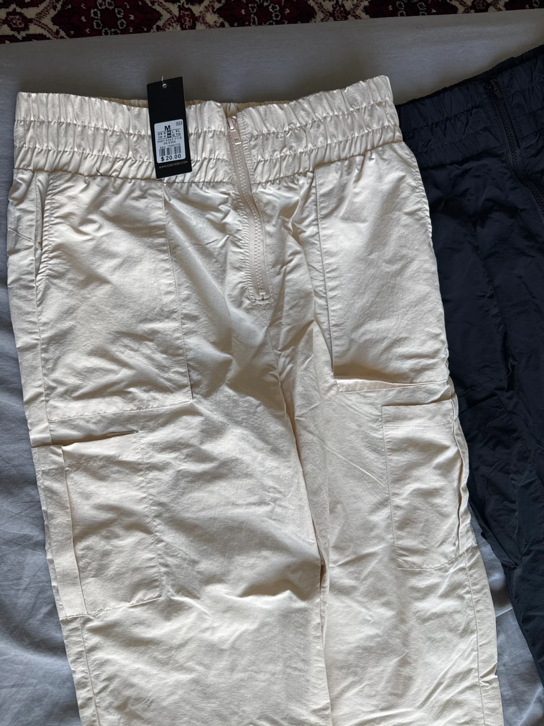 Forever 21 Beige Cargo Pants - Size M both - photo 3