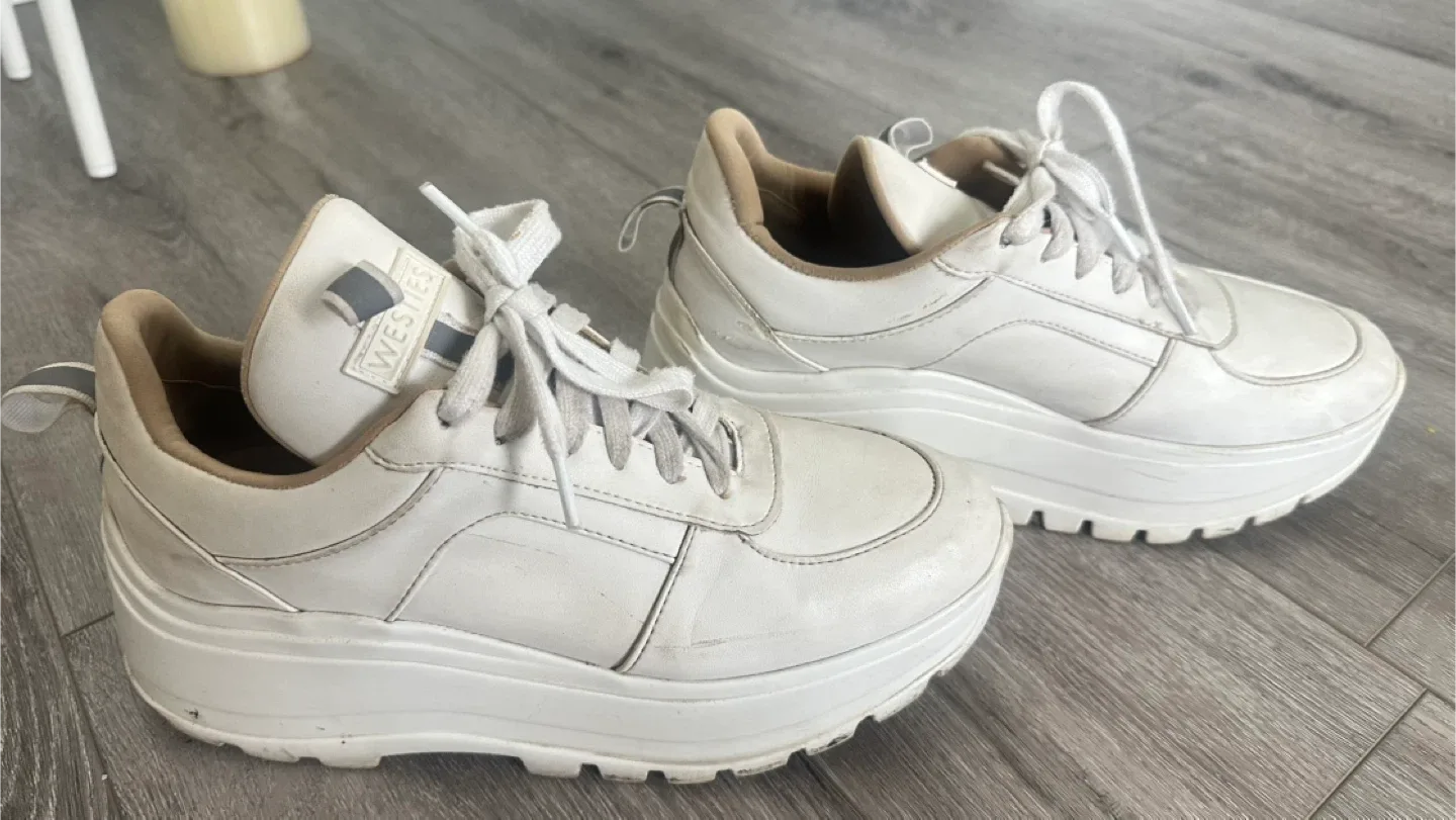 Westies White Platform Sneakers image indicator(3)