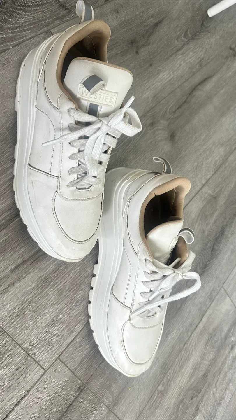Westies White Platform Sneakers image indicator(2)