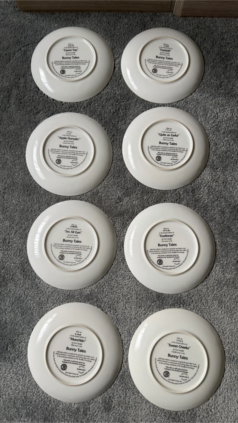 Bunny Tales Collector Plates (Set of 8) - photo 2