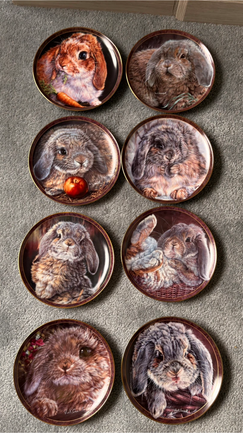 Bunny Tales Collector Plates (Set of 8)