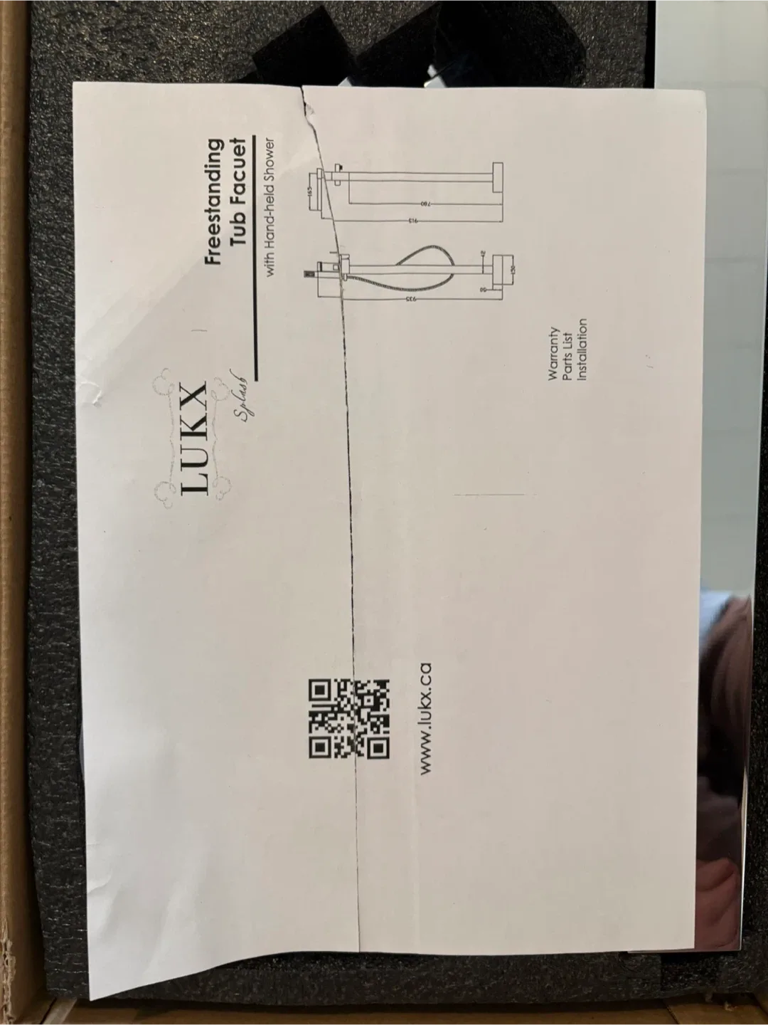 LUKX John Freestanding Bathtub Faucet - New in Box! image indicator(7)