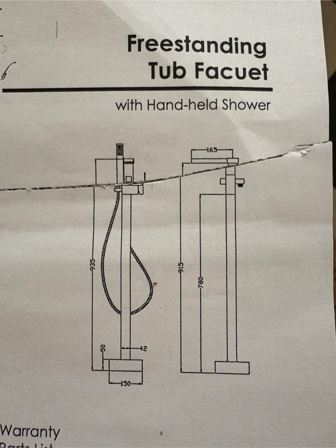 LUKX John Freestanding Bathtub Faucet - New in Box! image indicator(5)