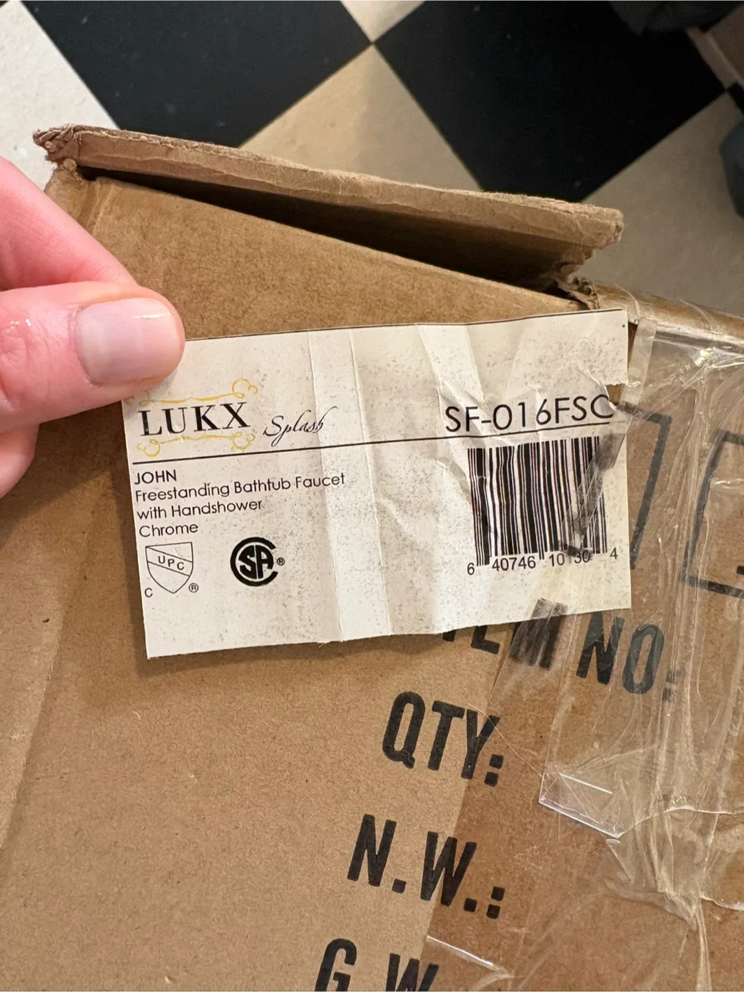 LUKX John Freestanding Bathtub Faucet - New in Box! image indicator(8)