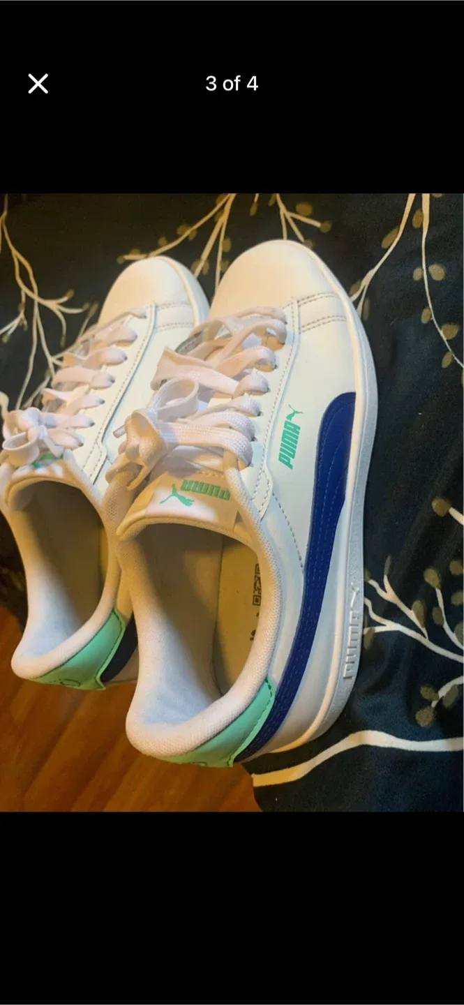 Puma Smash 3.0 Leather Big Kids' Sneakers