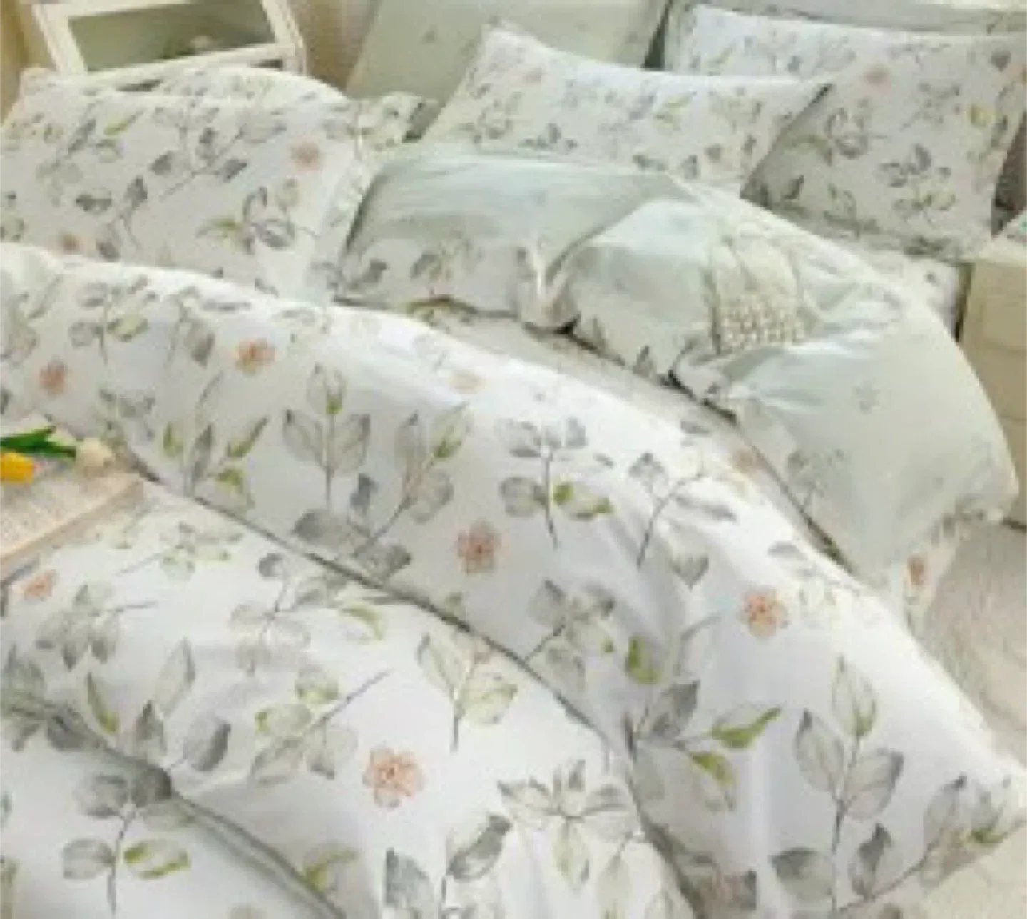 100% Cotton Queen size duvet cover sets, printed reversible