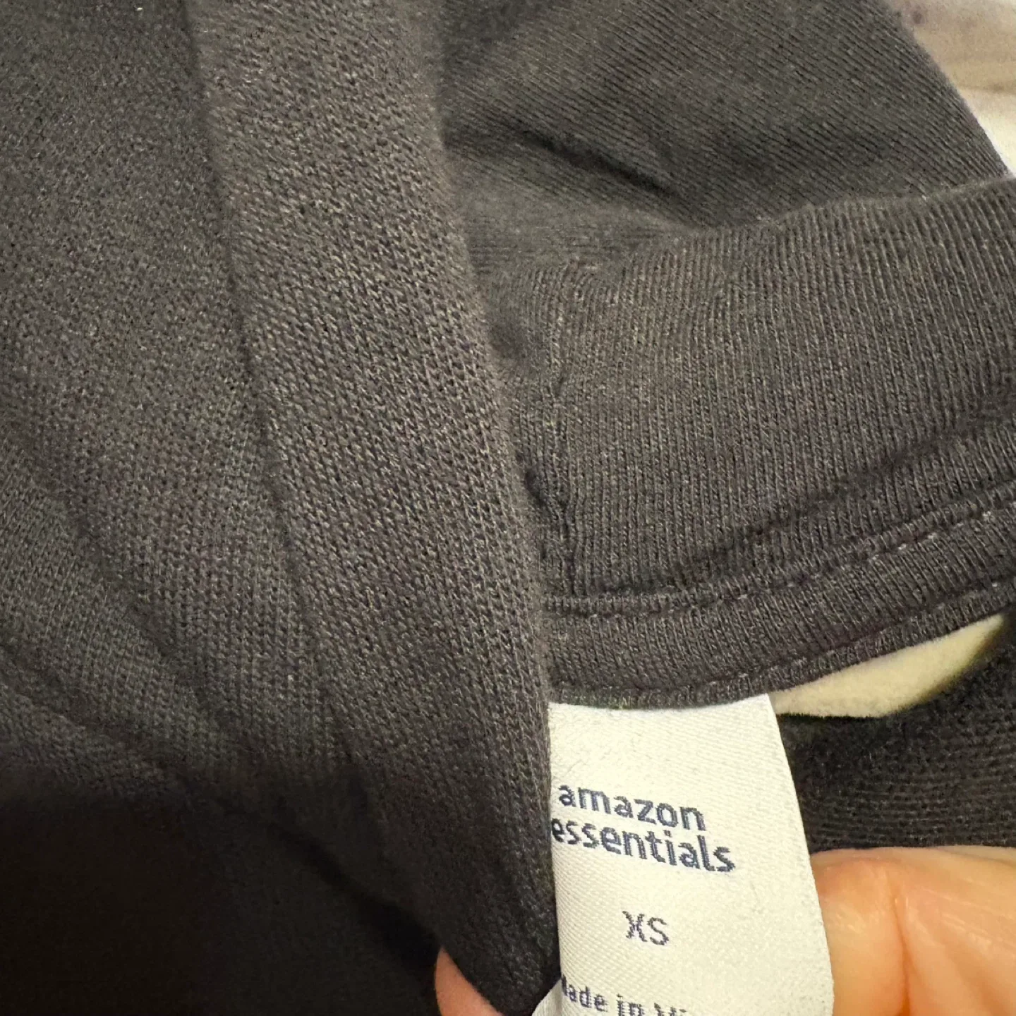 New Amazon Essentials Black Hoodie - Size XS image indicator(4)