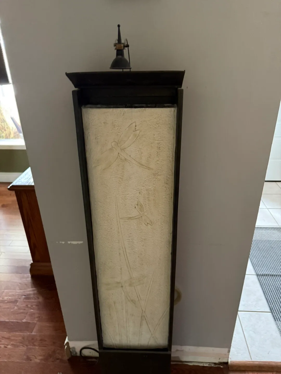 Dragonfly Decorative waterfall with light image indicator(2)