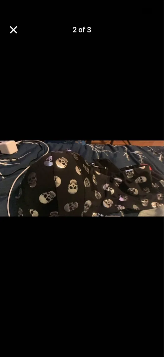 Dream Wire-Free Bra - Polka Dot Skull Black, Size 46D image indicator(2)