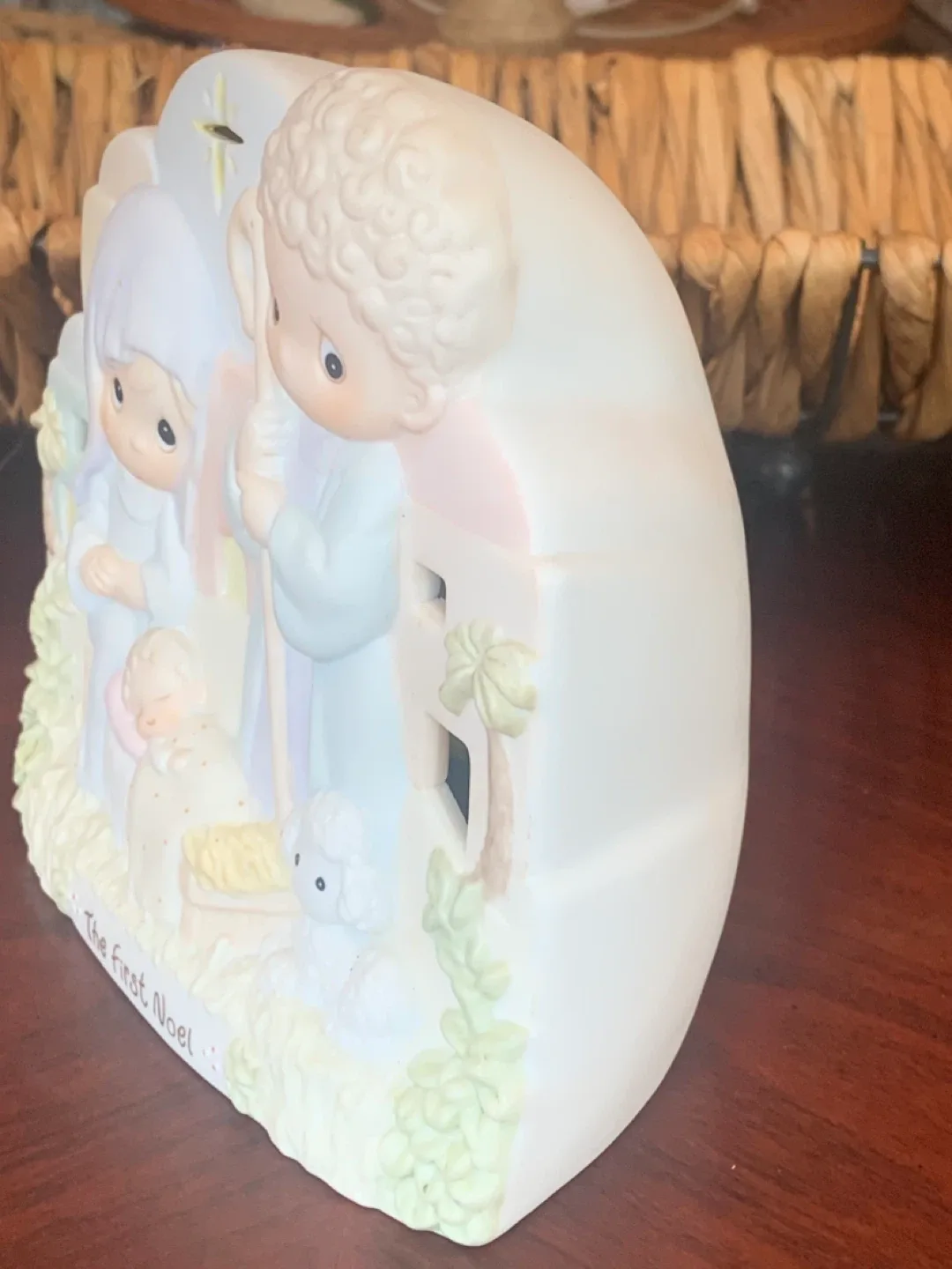 Precious Moments Nativity The First Noel Porcelain Night Light image indicator(7)
