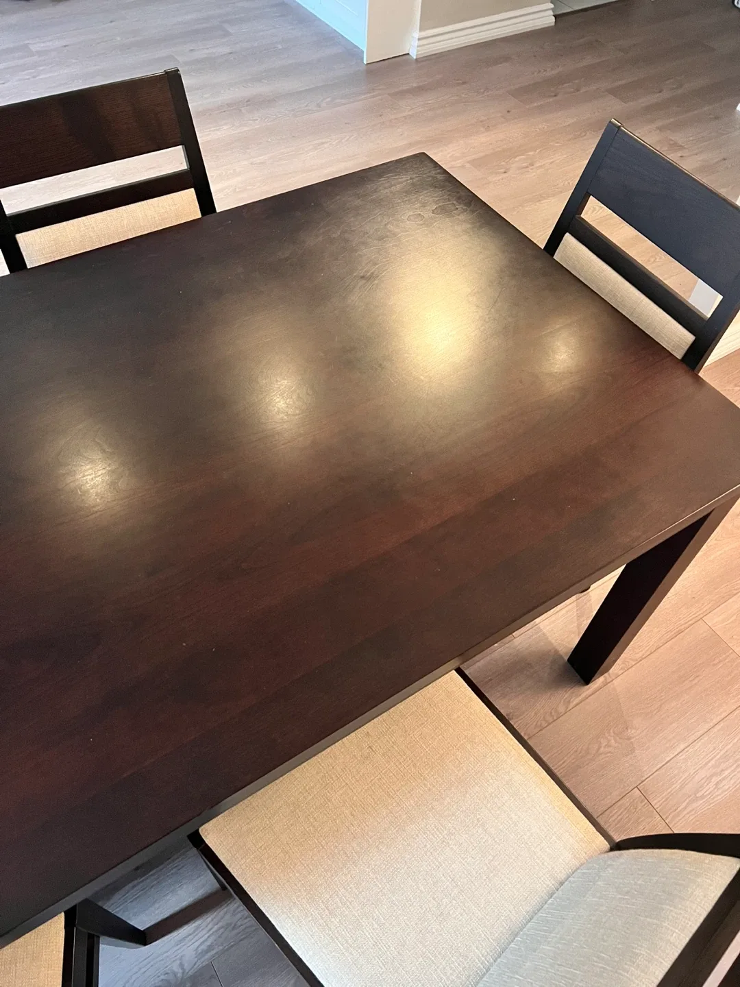 Dark wood table image indicator(6)