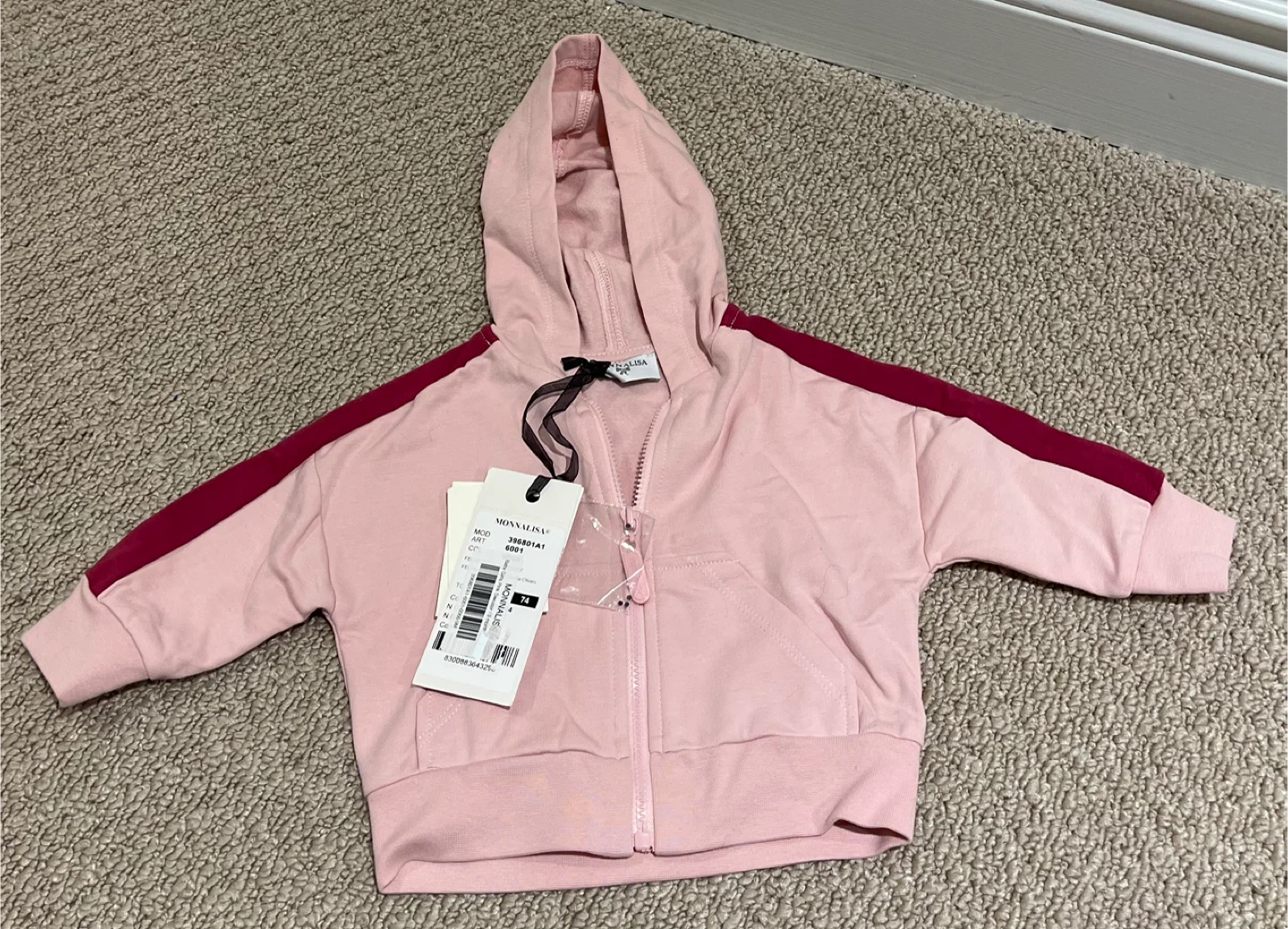 Monnalisa Baby Girl Pink Sweater (9 months)