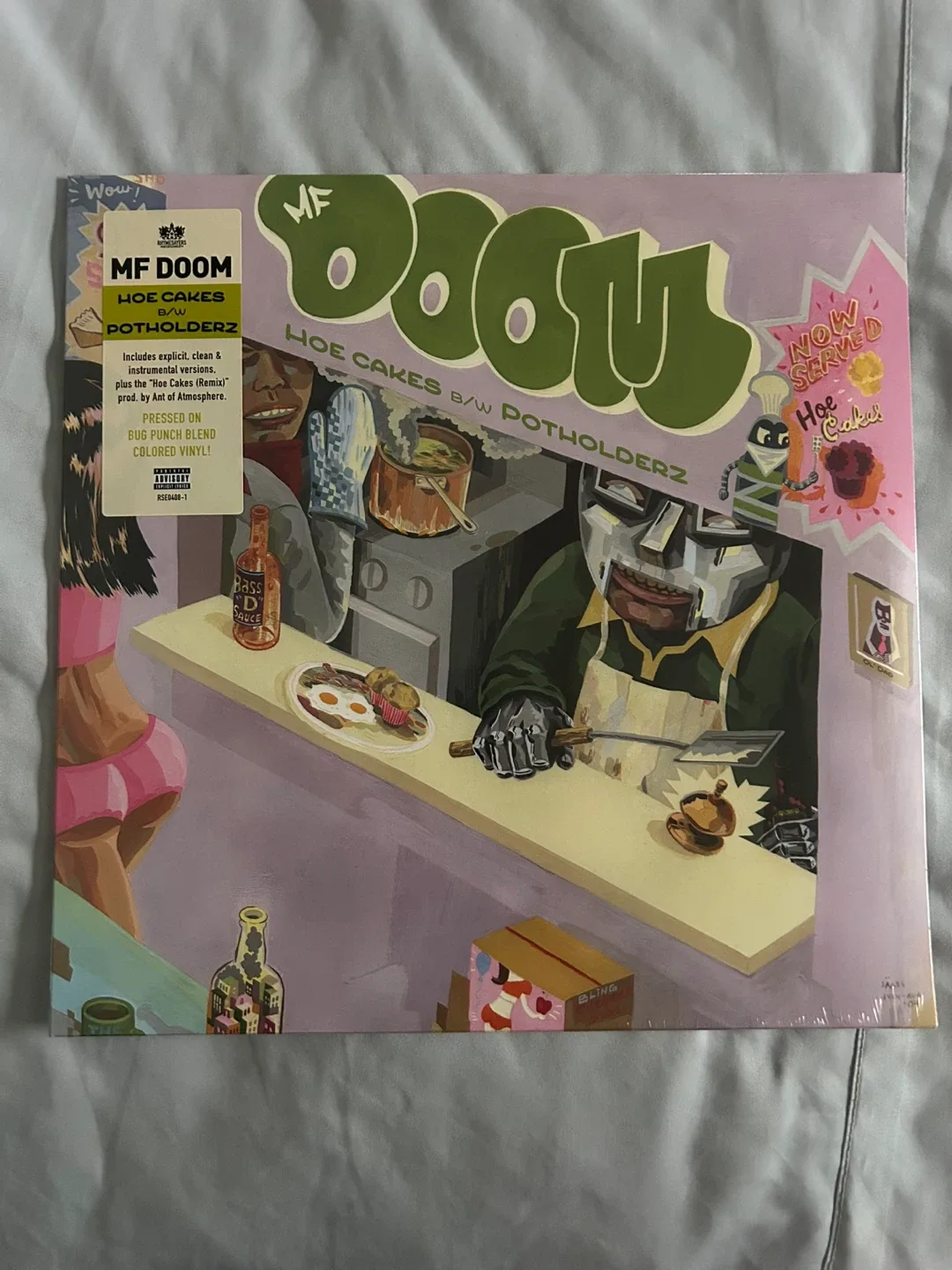 MF DOOM - Hoe Cakes B/W Potholderz Vinyl thumbnail