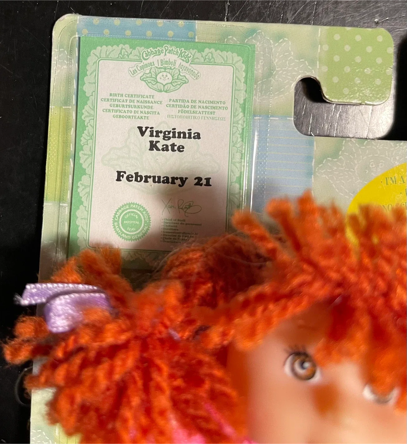 Collectible Cabbage Patch Mini Kids Virginia Kate Doll image indicator(4)