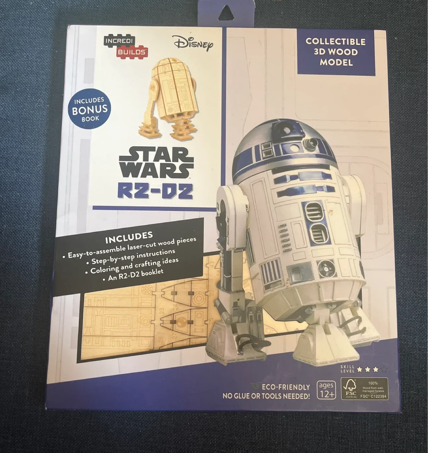Star Wars R2-D2 3D Wood Model Kit