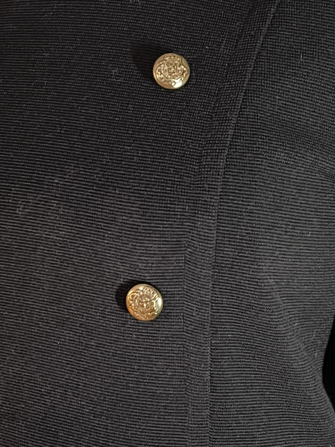 🥕BOGO💕 Dark Navy Dress with Gold Buttons - photo 3