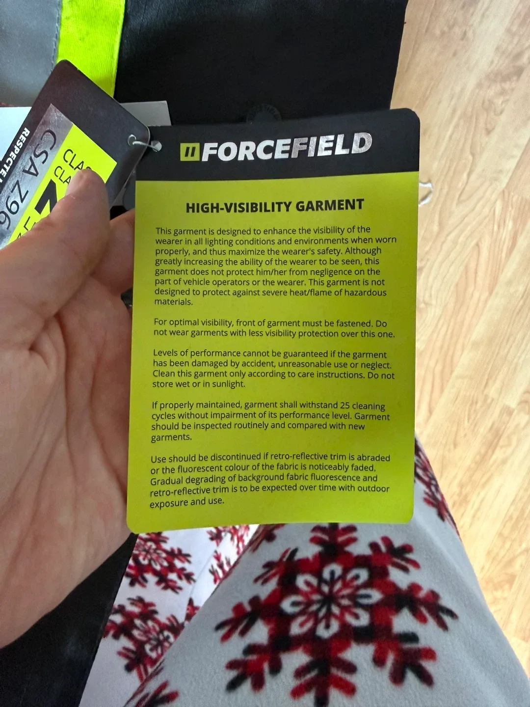 Forcefield Hi-Vis 4in1 Safety Jacket image indicator(4)