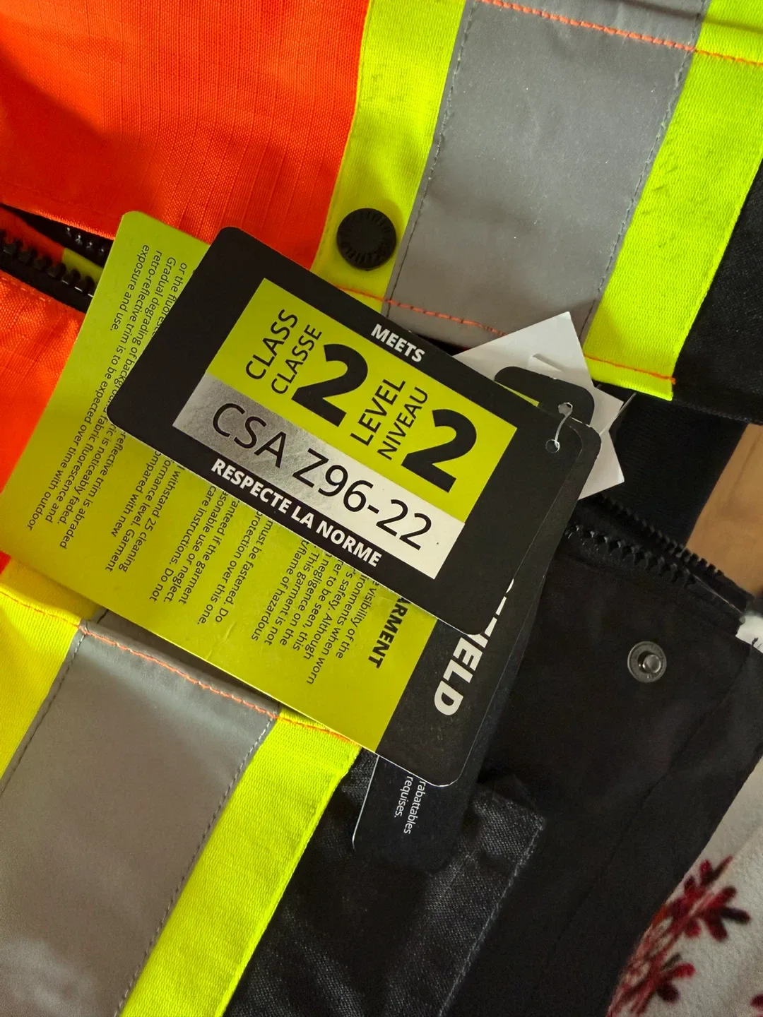 Forcefield Hi-Vis 4in1 Safety Jacket image indicator(3)